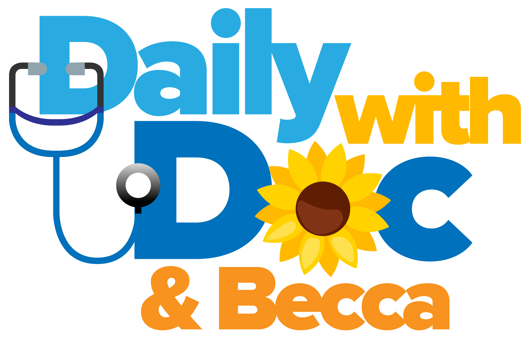 Daily with Doc and Becca Show Logo